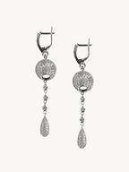 Maritsa Diamond Ball Pendant Earrings